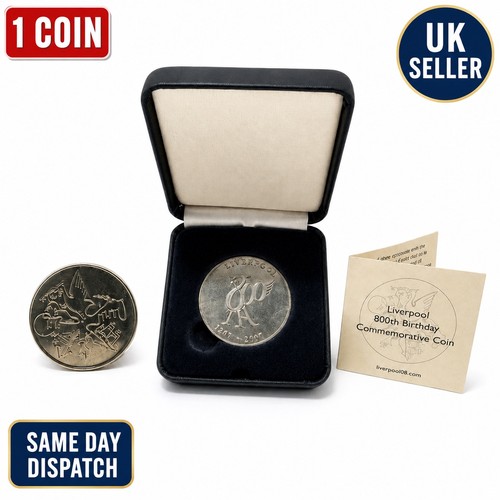 Coin liverpool 800th - coin,