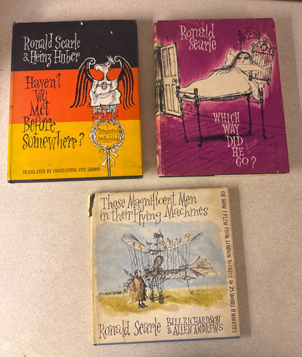 Set ronald searle - set, 3
