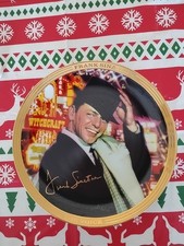 Frank Sinatra Porcelain Musical Collectors Plate Plays Witchcraft Franklin Mint