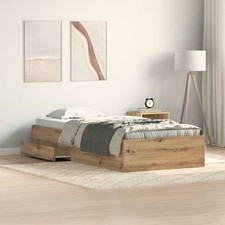 WALPLUS Bed Frame Artisan Oak