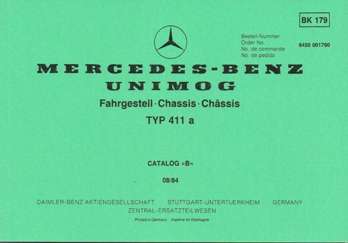Mercedes benz unimog - unimog, 411