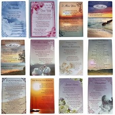 Memorial Card Grave Graveside