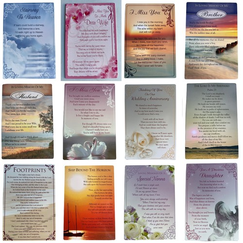 Memorial card grave - memorial,