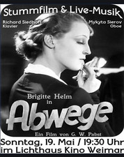 German Silent Film Poster - Abwege Brigitte Wall Art - 12X16/16X20/18X24/24X36