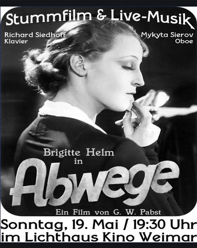German silent film poster - film,