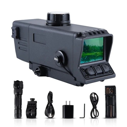 Night vision scope - night, range