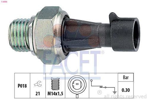 Facet 0096 oil pressure - oil,