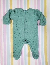 Green & Navy Star Quilted