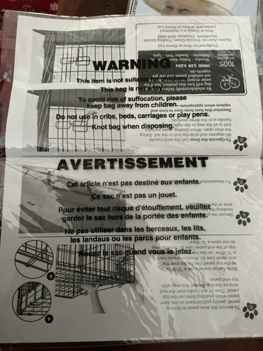 Extra large dog crate black - crate,