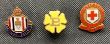 Vintage Enamel Badges - Three