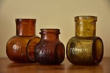 Vintage Bovril Bottles Amber