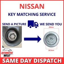 SECURITY MASTER LOCKING WHEEL NUT KEY BOLT MATCHING FOR NISSAN QASHQAI SERVICE