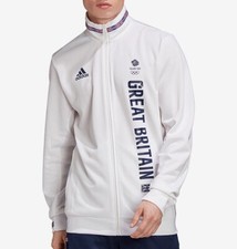 adidas Team GB Track Jacket Mens - Great Britain Training Track Top - All Sizes