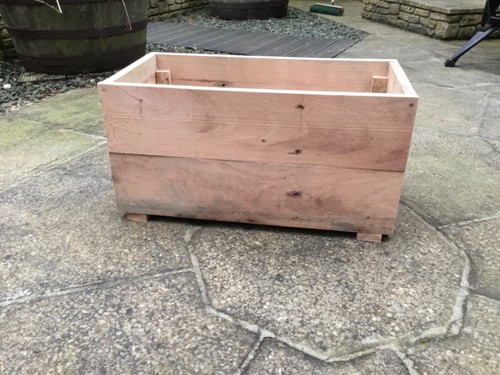 Wooden garden planters