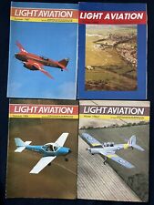 4 x Light Aviation Magazine Winter 88 & 86/7 Summer 86 & 87