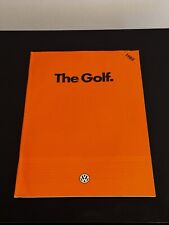 Volkswagen Golf MK1 Sales Brochure 1982 Inc GTi