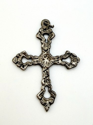 Vintage brutalist cross - vintage,