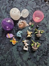 Japanese Gachapon/gashapon Job Lot Of 10 - Mix Of Animals, Bonsai, Mimikyu Etc