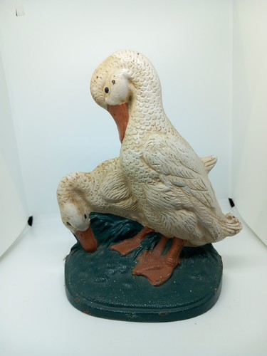 Cast iron duck - cast, door