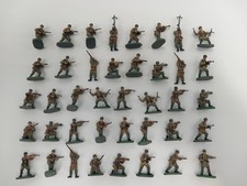 Caesar (H068) WWII German Paratroopers (1/72) 40 Painted Figs. Complete. No box.