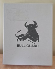 Bull Guard RFID Genuine Leather Trifold Wallets For Men ID Window NIB Black