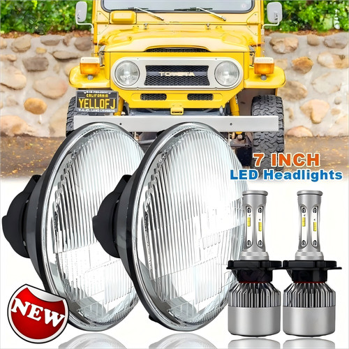 7inch round led headlights - led,