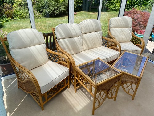 Conservatory rattan furniture