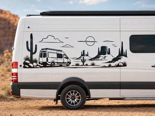 Van life desert sun car - sun,
