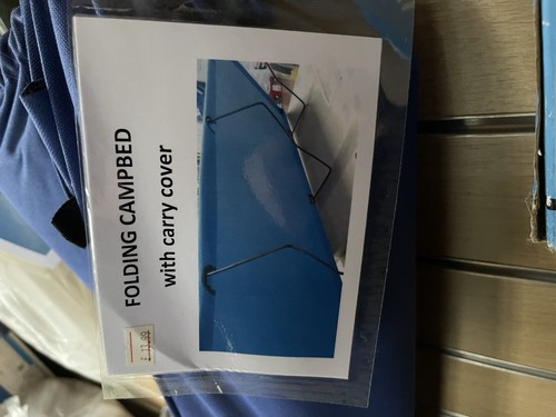 Folding camping bed with carry - camping,