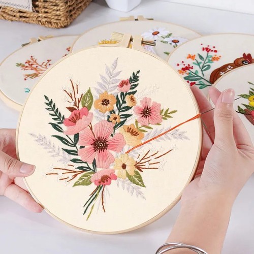 Embroidery kit for - embroidery, beginners
