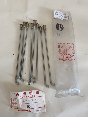 Honda misc spokes nipples - spokes, b