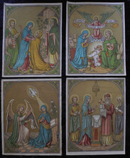 ANTIQUE CATHOLIC BROCADE