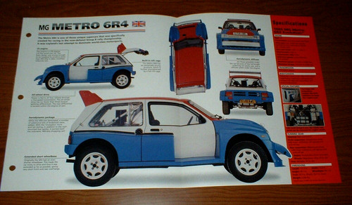1985 metro 6r4 - mg,