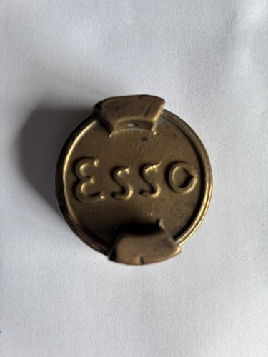 Vintage brass esso petrol - brass, can