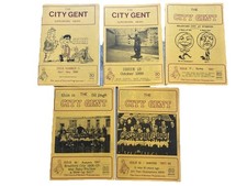5 Different Early City Gent Fanzines No.s 11, 13, 17, 18 & 19  - 1986-88.