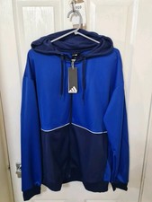 Adidas Navy Full Zip Track