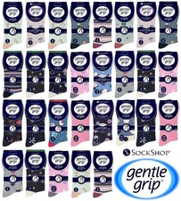 Ladies Gentle Grip Cotton Non-Binding HoneyComb Top Socks PTN-M (lot) UK 4-8