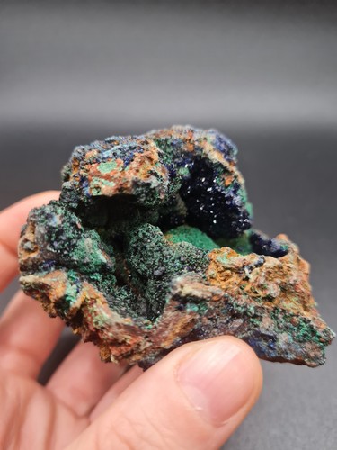 Azurite malachite specimen - malachite,
