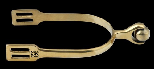 Smooth roller ball gold spurs - roller,