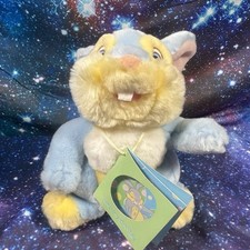 DISNEY STORE THUMPER blue plush bunny rabbit SOFT TOY BAMBI With Tags Easter