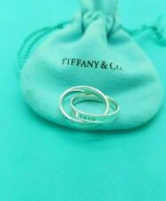 Tiffany & Co. Silver 1837 Interlocking Circles Double Ring Various sizes,RRP£530