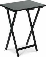 Folding Snack Table Wooden TV