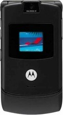  Motorola V3i Black Camera Flip Phone (Unlocked) Bluetooth *6 Month Warranty*