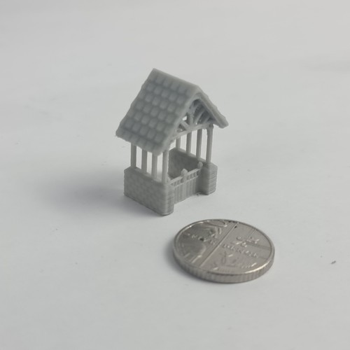 Model railway church lych gate - church,