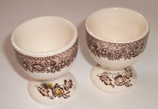 Mason's Ascot Brown egg cups