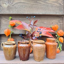 Antique Cream Pots, Old