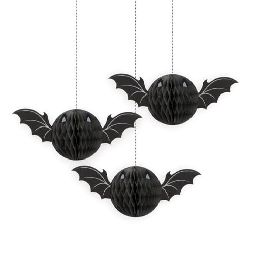 Halloween bat honeycomb - halloween,