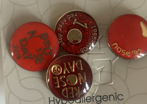 Red nose day - red, badge
