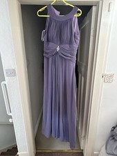 Victoria Kay Dress Lilac Size 14 Good Condition -few Flaws