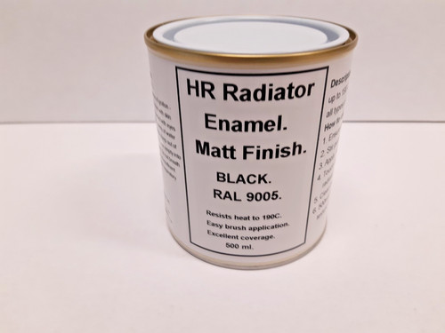 500mls matt finish black - 500mls,